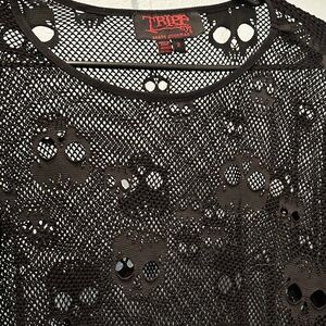 Tripp skull mesh shirt